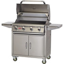 Bull Lonestar Select 30" 4-Burner Freestanding Gas Grill Cart with Welded Stainless Steel Burners