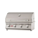 Bull Outlaw 30" Built-In 4-Burner Gas Grill with Porcelain-Coated Burners & Solid Steel Grates