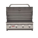 Bull Outlaw 30" Built-In 4-Burner Gas Grill with Porcelain-Coated Burners & Solid Steel Grates