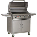 Bull Outlaw 30" 4-Burner Freestanding Gas Grill Cart with  Stainless Steel Build