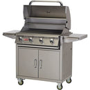 Bull Outlaw 30" 4-Burner Freestanding Gas Grill Cart with  Stainless Steel Build