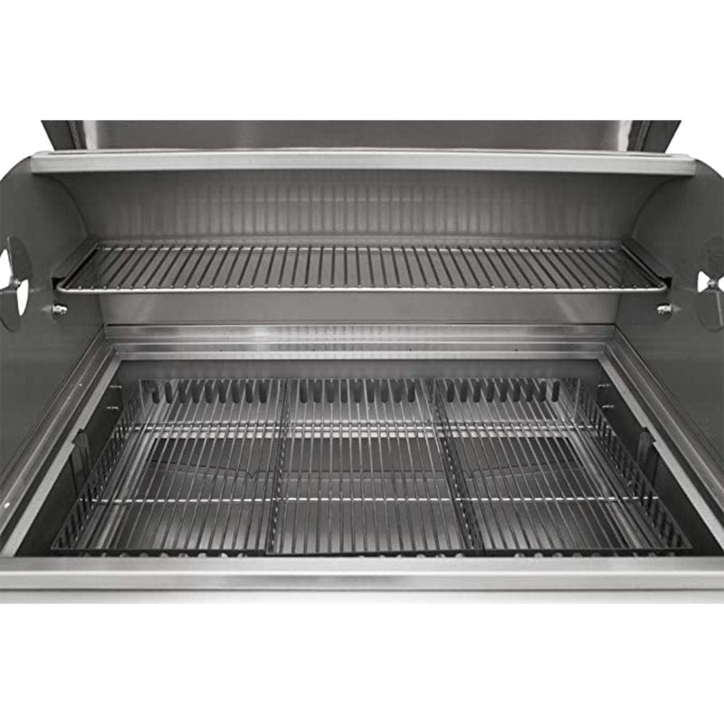 Bull Bison 30" Stainless Steel Charcoal Grill Cart with Adjustable Charcoal Bed