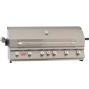 Bull Diablo 46" Built-In 6-Burner Gas Grill with Twin Lighting, Rotisserie & Infrared Backburner