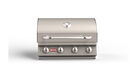 Bull Lonestar Select 30" Built-In 4-Burner Gas Grill with Twin Lighting & Heavy-Duty Thermometer
