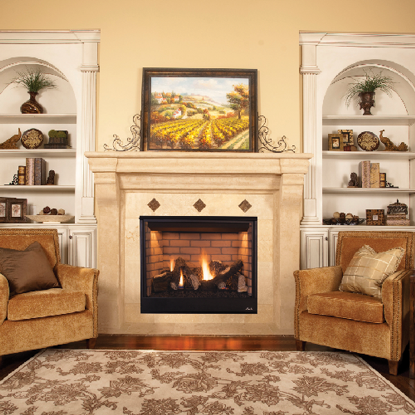DRT3545 Traditional Direct Vent Gas Fireplace 45"