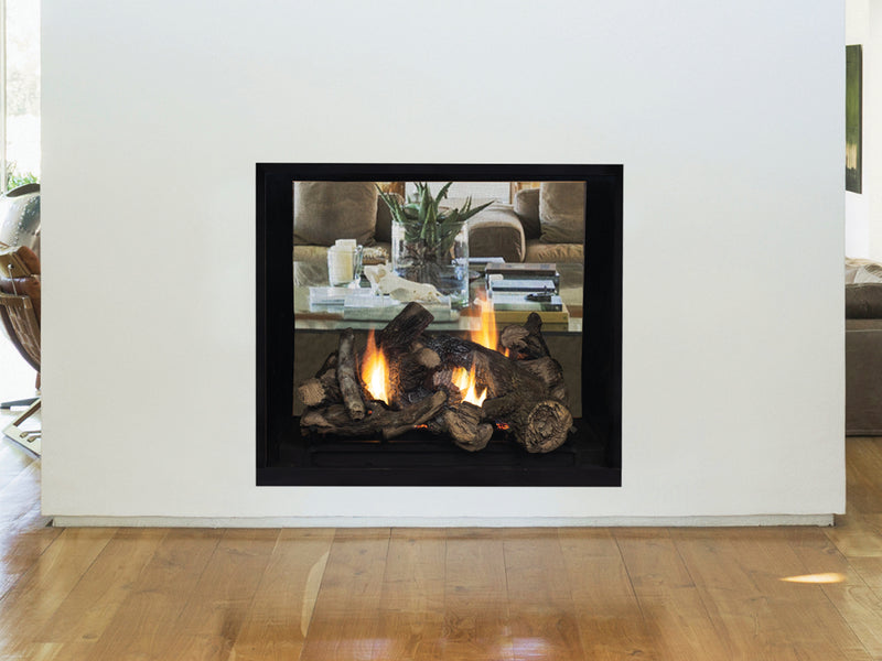 DRT35ST Traditional Direct Vent See-Through Gas Fireplace 35"