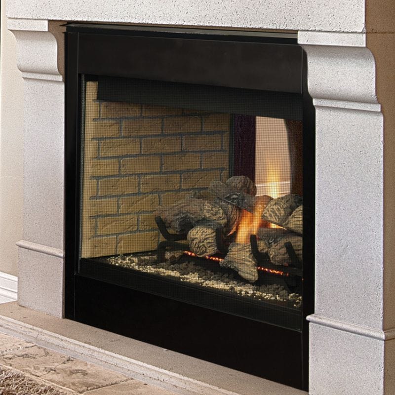 DRT40CR/L Traditional Direct Vent Corner Gas Fireplace 40"