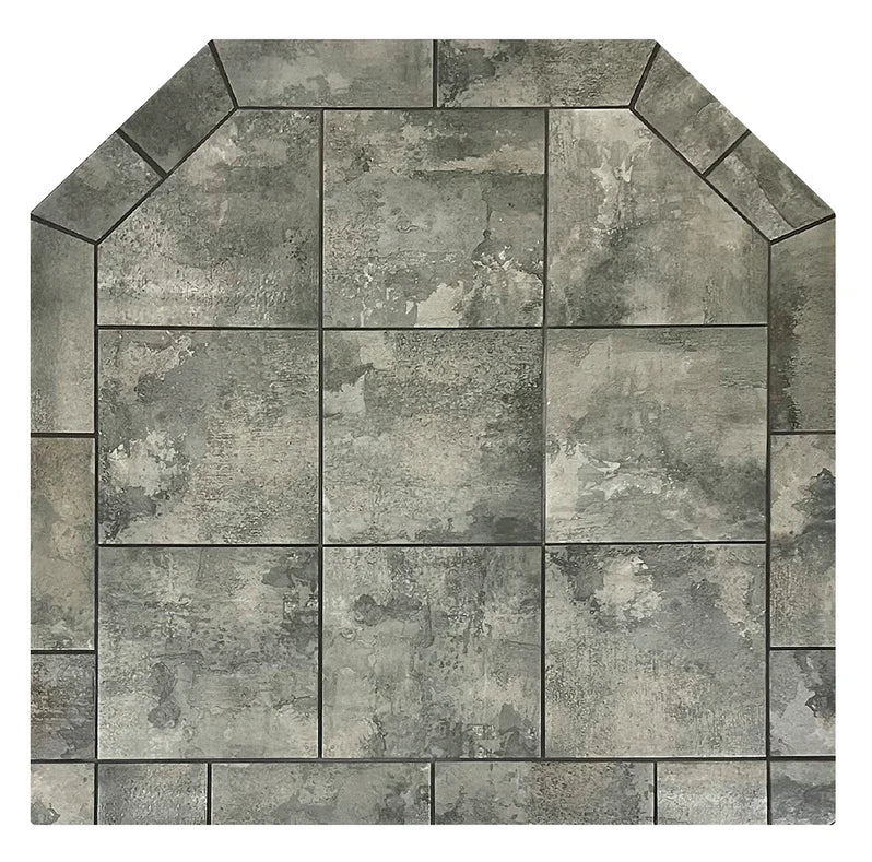 Diamond Hearths Najavo Nero Traditional Edge Type I Hearth Pad