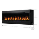Dimplex Opti-Myst X-136809 Built-In 86 inch Linear Electric Fireplace