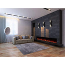 EcoSmart Fire 100" EL100 Electric Fireplace Insert with Multi-Stage Heater & LED Flame by Mad Design Group