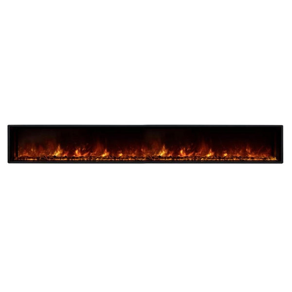 EcoSmart Fire 100" EL100 Electric Fireplace Insert with Multi-Stage Heater & LED Flame by Mad Design Group