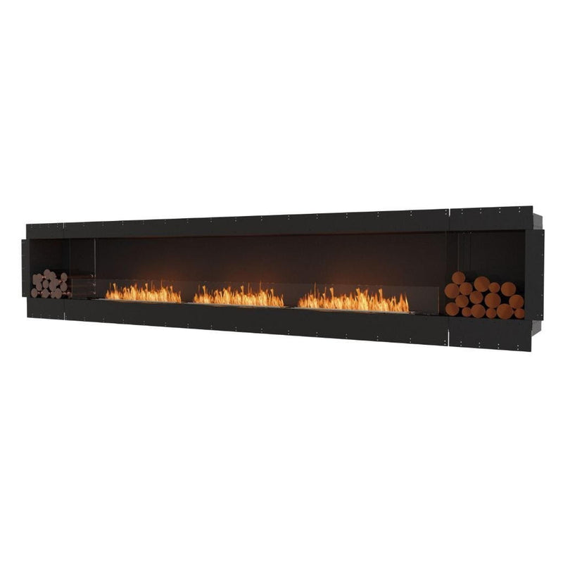 EcoSmart Fire Flex 158SS 167" Single Sided Ethanol Fireplace Insert with Decorative Box and Adjustable Flame by Mad Design Group