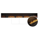 EcoSmart Fire Flex 158SS 167" Single Sided Ethanol Fireplace Insert with Decorative Box and Adjustable Flame by Mad Design Group