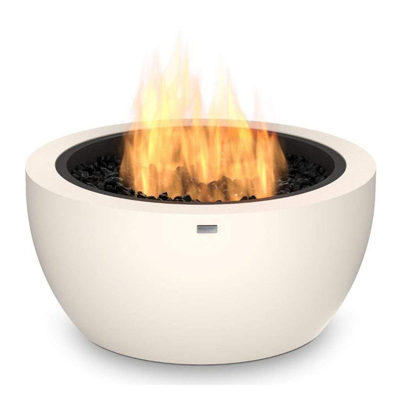EcoSmart Fire 30" POD Fire Pit Bowl with Gas LP/NG Burner – Concrete Outdoor Fire Pit by Mad Design Group