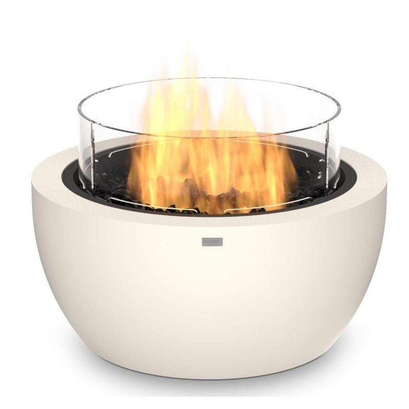 EcoSmart Fire 30" POD Fire Pit Bowl with Gas LP/NG Burner – Concrete Outdoor Fire Pit by Mad Design Group