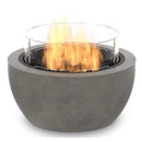 EcoSmart Fire 30" POD Fire Pit Bowl with Gas LP/NG Burner – Concrete Outdoor Fire Pit by Mad Design Group