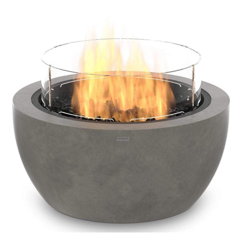 EcoSmart Fire 30" POD Fire Pit Bowl with Gas LP/NG Burner – Concrete Outdoor Fire Pit by Mad Design Group