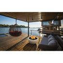 EcoSmart Fire 30" POD Fire Pit Bowl with Gas LP/NG Burner – Concrete Outdoor Fire Pit by Mad Design Group