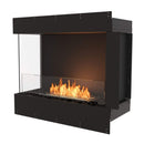 EcoSmart Fire Flex 32LC/32RC 37" Left or Right Corner Ethanol Fireplace Insert with Adjustable Flame by Mad Design Group