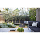 EcoSmart Fire 39" Ark 40 Outdoor Fire Pit Table with Gas LP/NG Burner – Stylish High-Heat Stainless Steel Base by Mad Design Group