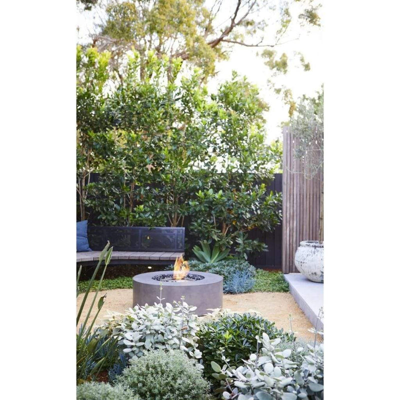 EcoSmart Fire 39" Ark 40 Outdoor Fire Pit Table with Gas LP/NG Burner – Stylish High-Heat Stainless Steel Base by Mad Design Group