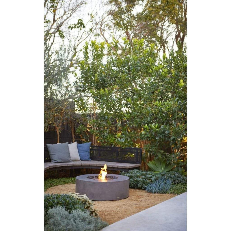 EcoSmart Fire 39" Ark 40 Outdoor Fire Pit Table with Gas LP/NG Burner – Stylish High-Heat Stainless Steel Base by Mad Design Group