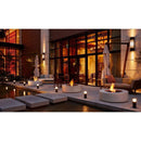 EcoSmart Fire 39" Ark 40 Outdoor Fire Pit Table with Gas LP/NG Burner – Stylish High-Heat Stainless Steel Base by Mad Design Group