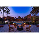 EcoSmart Fire 39" Ark 40 Outdoor Fire Pit Table with Gas LP/NG Burner – Stylish High-Heat Stainless Steel Base by Mad Design Group