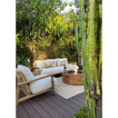 EcoSmart Fire 39" Ark 40 Outdoor Fire Pit Table with Gas LP/NG Burner – Stylish High-Heat Stainless Steel Base by Mad Design Group