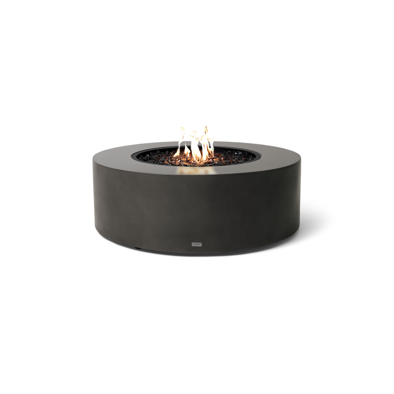 EcoSmart Fire 39" Ark 40 Outdoor Fire Pit Table with Gas LP/NG Burner – Stylish High-Heat Stainless Steel Base by Mad Design Group