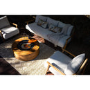 EcoSmart Fire 39" Ark 40 Outdoor Fire Pit Table with Gas LP/NG Burner – Stylish High-Heat Stainless Steel Base by Mad Design Group