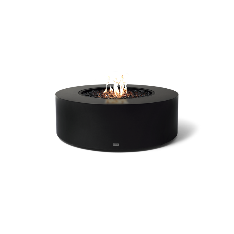 EcoSmart Fire 39" Ark 40 Outdoor Fire Pit Table with Gas LP/NG Burner – Stylish High-Heat Stainless Steel Base by Mad Design Group