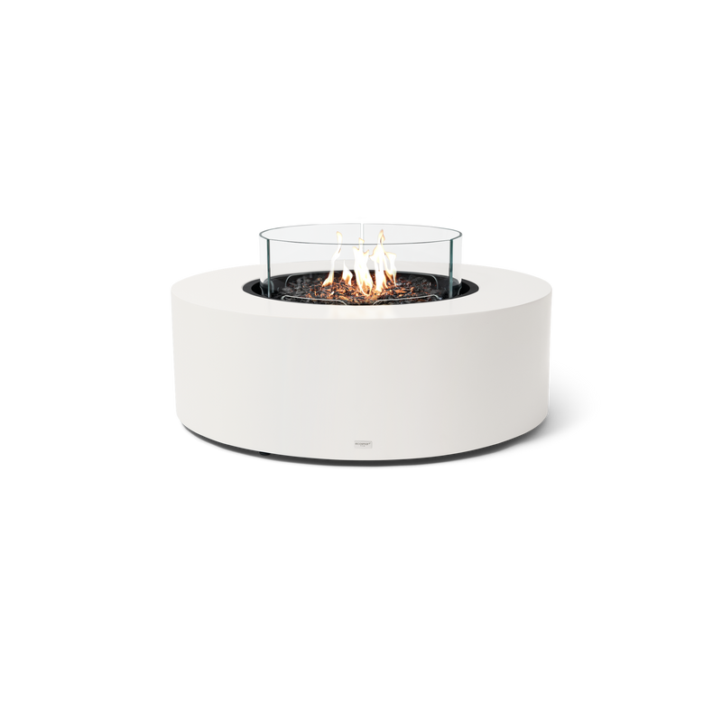 EcoSmart Fire 39" Ark 40 Outdoor Fire Pit Table with Gas LP/NG Burner – Stylish High-Heat Stainless Steel Base by Mad Design Group