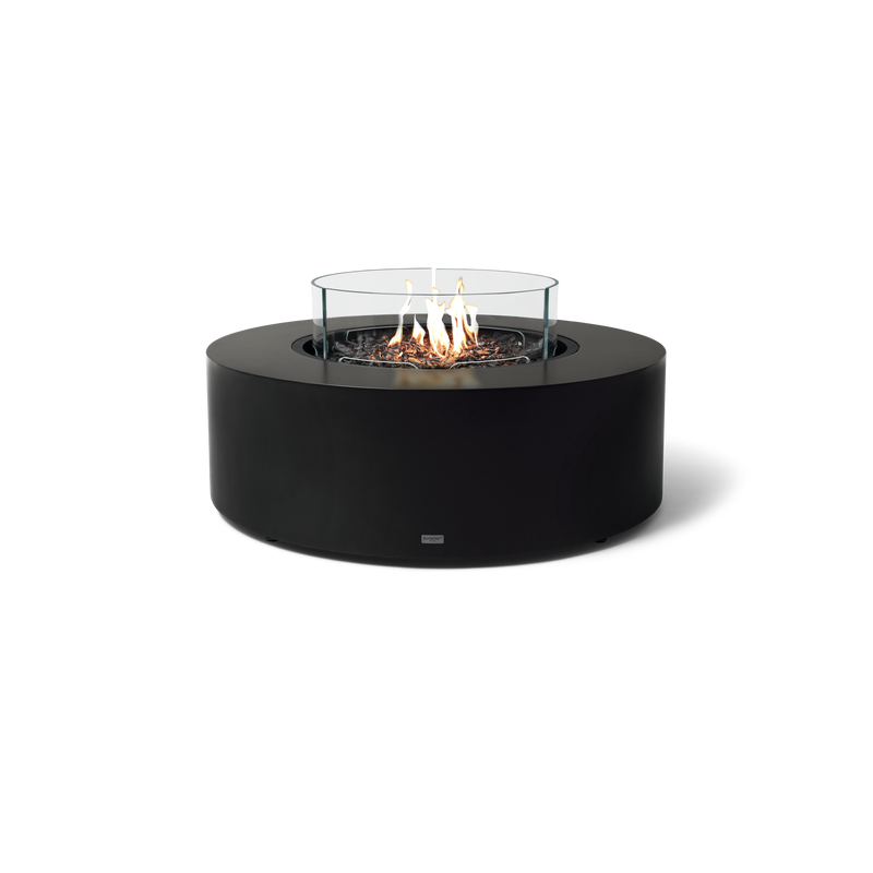 EcoSmart Fire 39" Ark 40 Outdoor Fire Pit Table with Gas LP/NG Burner – Stylish High-Heat Stainless Steel Base by Mad Design Group