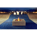 EcoSmart Fire 39" Base 40 Outdoor Fire Pit Table with Gas LP/NG Burner – High-Temp Coated Stainless Steel Base by Mad Design Group