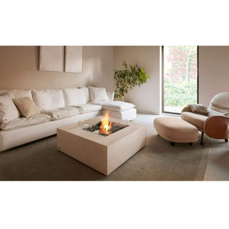 EcoSmart Fire 39" Base 40 Outdoor Fire Pit Table with Gas LP/NG Burner – High-Temp Coated Stainless Steel Base by Mad Design Group