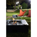 EcoSmart Fire 39" Base 40 Outdoor Fire Pit Table with Gas LP/NG Burner – High-Temp Coated Stainless Steel Base by Mad Design Group