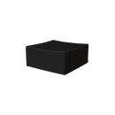 EcoSmart Fire 39" Base 40 Outdoor Fire Pit Table with Gas LP/NG Burner – High-Temp Coated Stainless Steel Base by Mad Design Group