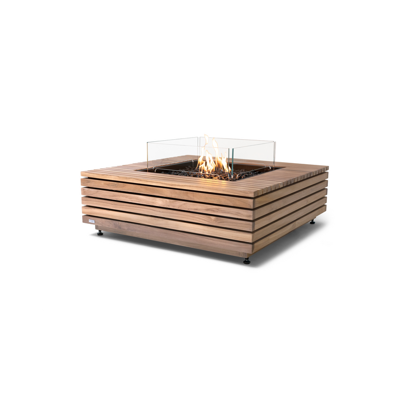 EcoSmart Fire 39" Base 40 Outdoor Fire Pit Table with Gas LP/NG Burner – High-Temp Coated Stainless Steel Base by Mad Design Group