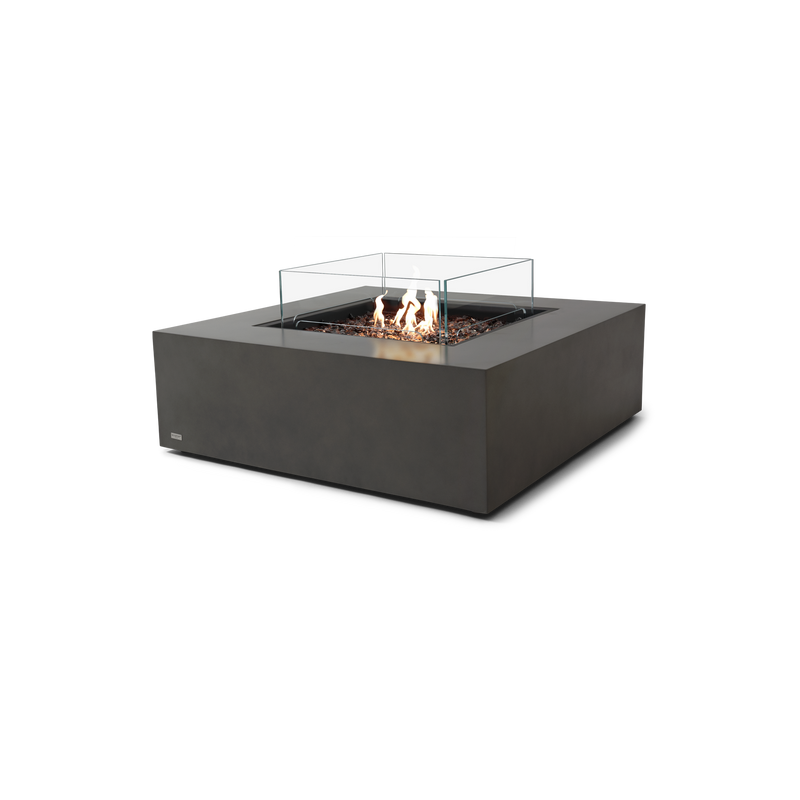 EcoSmart Fire 39" Base 40 Outdoor Fire Pit Table with Gas LP/NG Burner – High-Temp Coated Stainless Steel Base by Mad Design Group