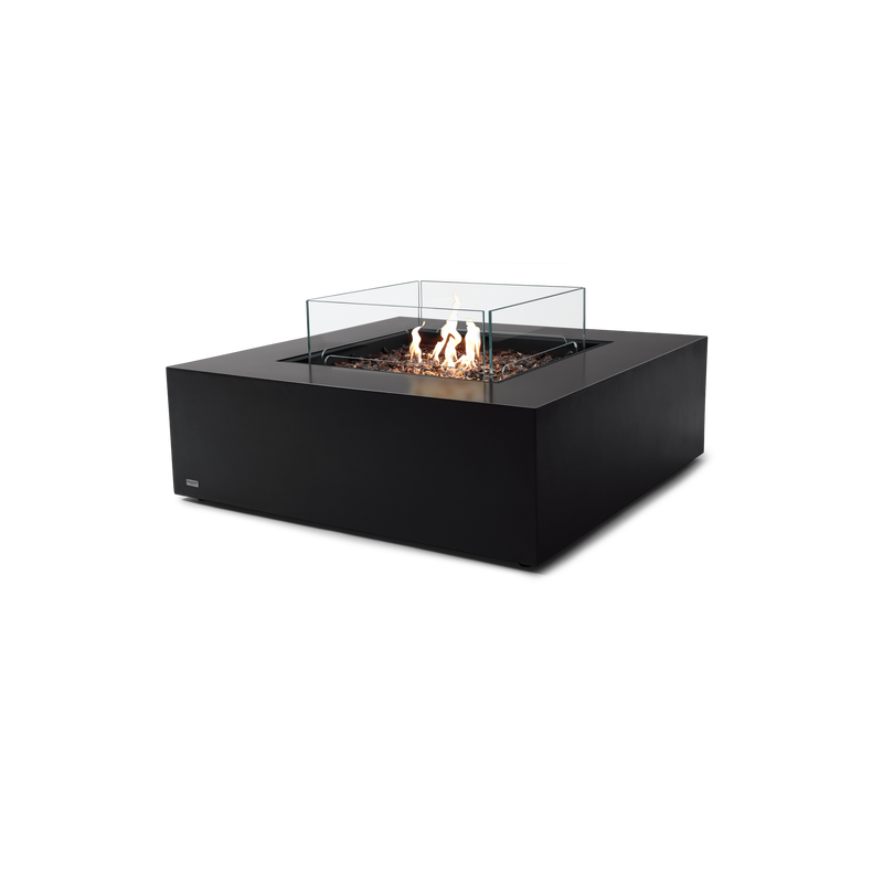 EcoSmart Fire 39" Base 40 Outdoor Fire Pit Table with Gas LP/NG Burner – High-Temp Coated Stainless Steel Base by Mad Design Group