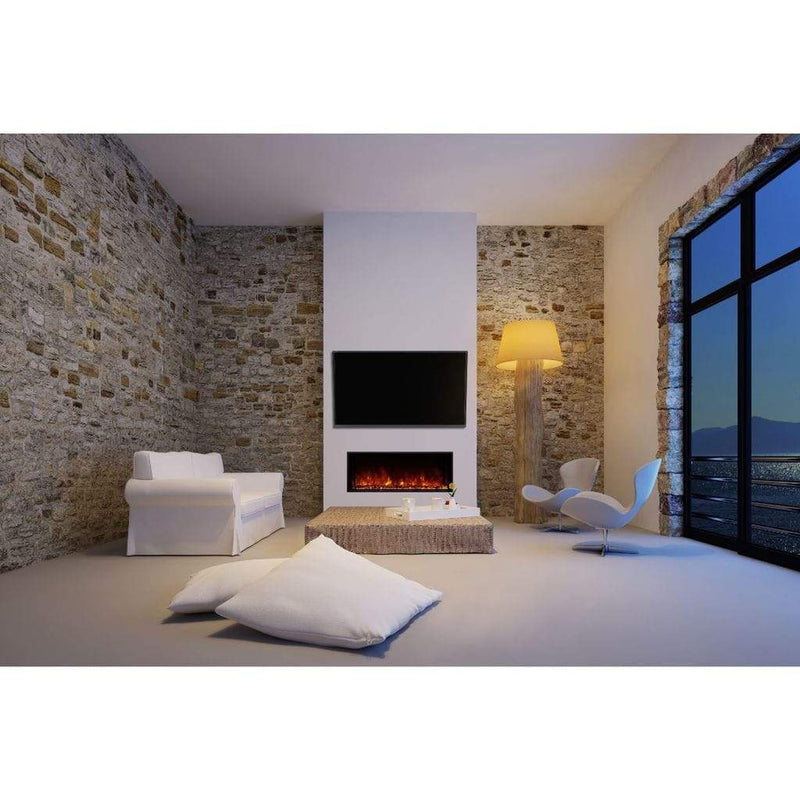 EcoSmart Fire 40" EL40 Electric Fireplace Insert with Adjustable Flame & LED Lighting by Mad Design Group