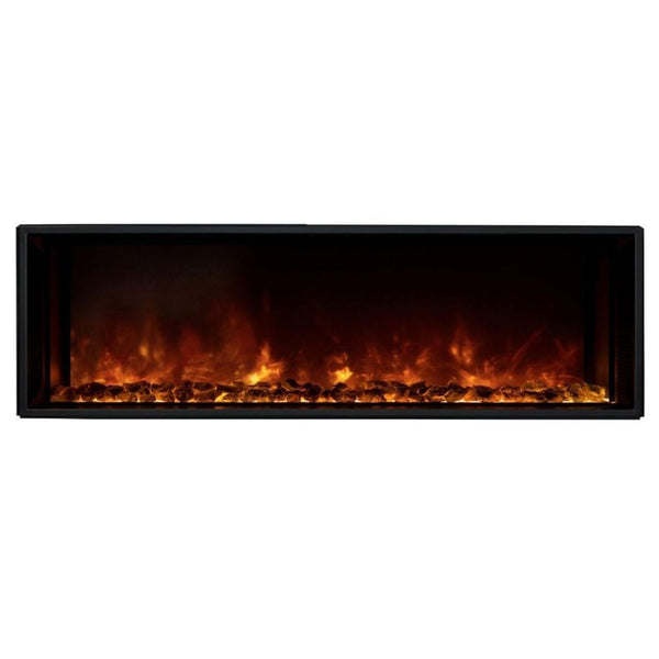 EcoSmart Fire 40" EL40 Electric Fireplace Insert with Adjustable Flame & LED Lighting by Mad Design Group