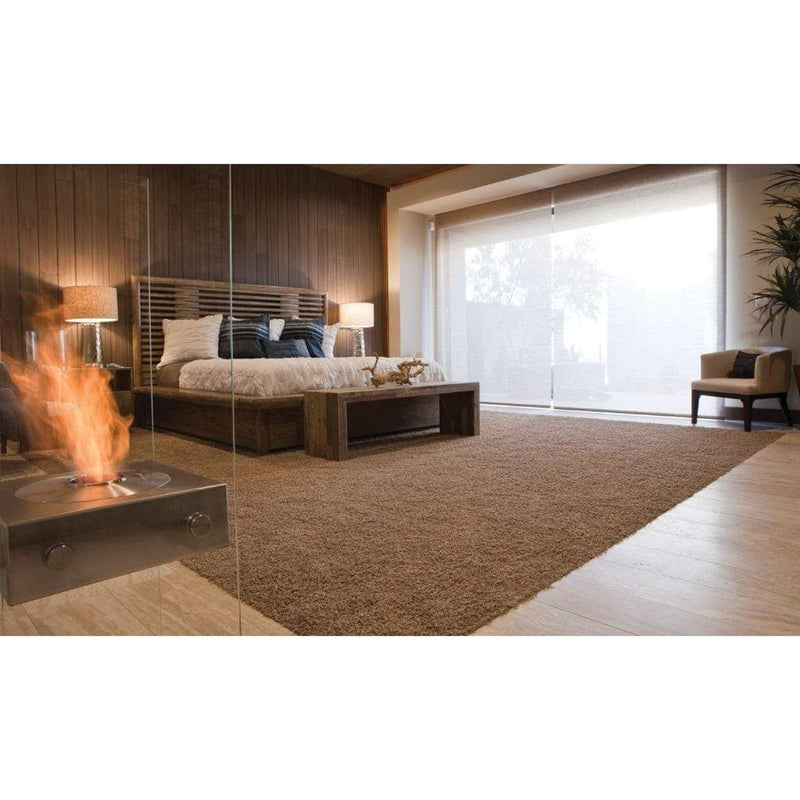 EcoSmart Fire 43" Ghost Freestanding See-Through Designer Fireplace with AB3 Burner by Mad Design Group