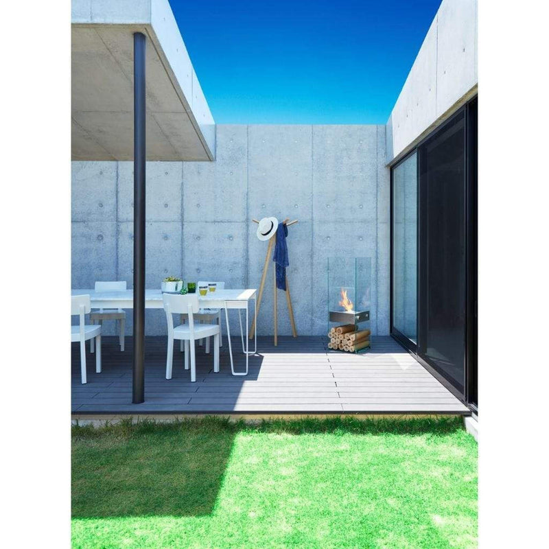 EcoSmart Fire 43" Ghost Freestanding See-Through Designer Fireplace with AB3 Burner by Mad Design Group