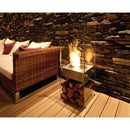 EcoSmart Fire 43" Ghost Freestanding See-Through Designer Fireplace with AB3 Burner by Mad Design Group