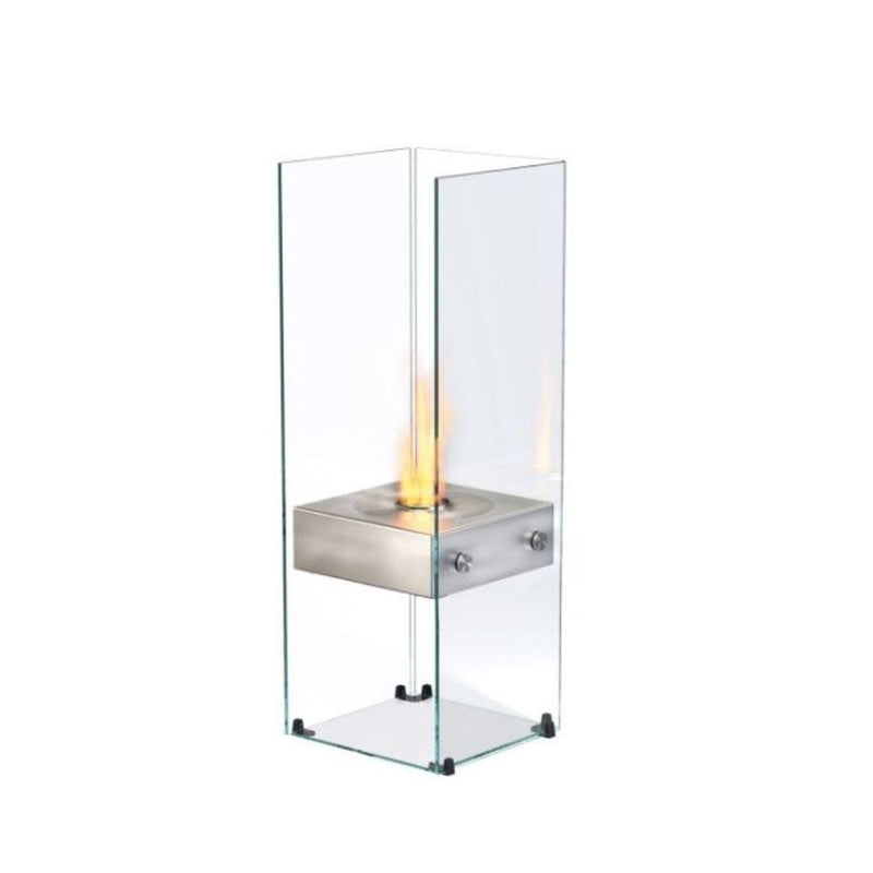 EcoSmart Fire 43" Ghost Freestanding See-Through Designer Fireplace with AB3 Burner by Mad Design Group