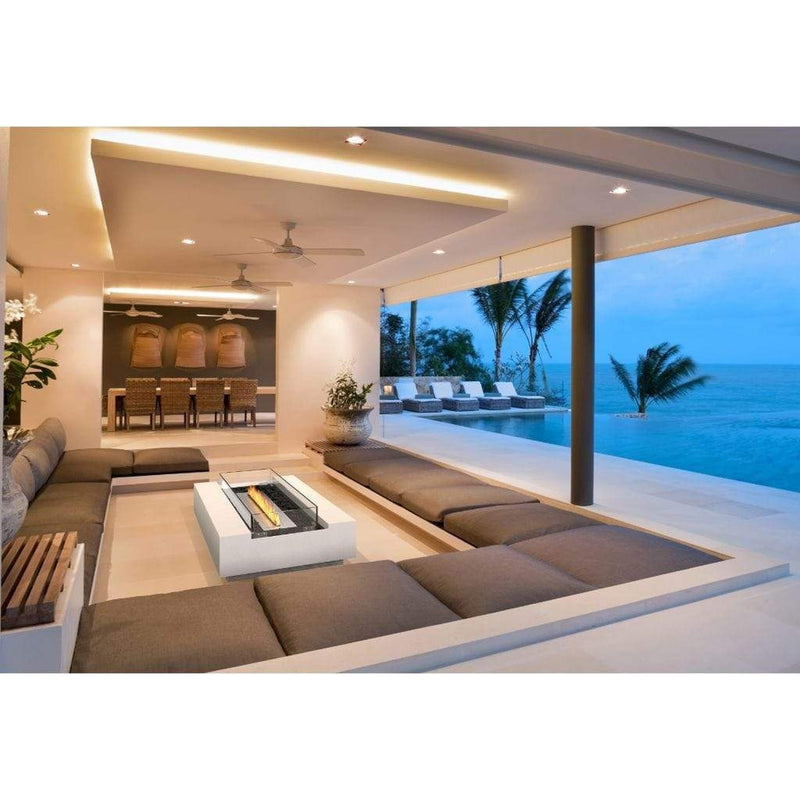 EcoSmart Fire 50" Cosmo 50 Fire Pit Table with Gas LP/NG Burner – Outdoor Concrete Design by Mad Design Group