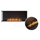 EcoSmart Fire Flex 50LC/50RC 55" Left or Right Corner Ethanol Fireplace Insert with Adjustable Flame by Mad Design Group