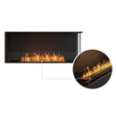 EcoSmart Fire Flex 50LC/50RC 55" Left or Right Corner Ethanol Fireplace Insert with Adjustable Flame by Mad Design Group